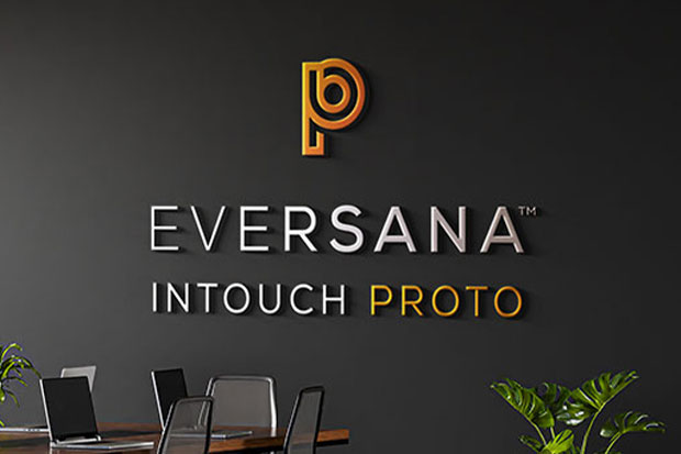 EVERSANA INTOUCH Proto logo sign in office space