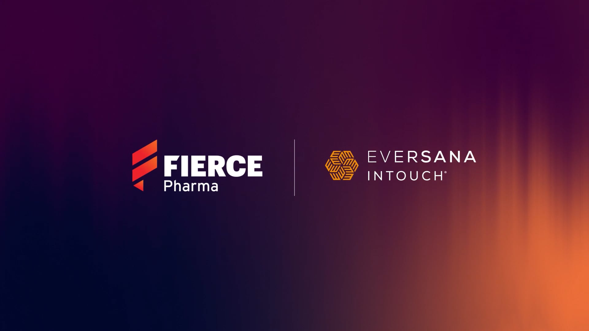 Fierce Pharma and EVERSANA INTOUCH logos side by side